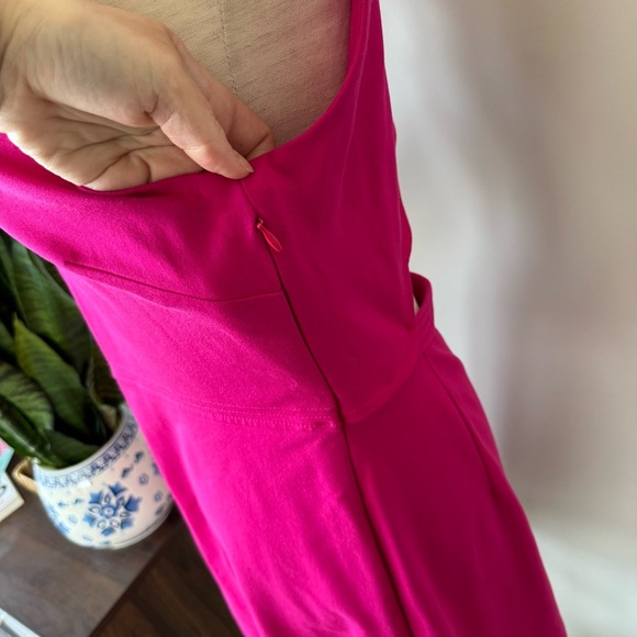 Kate Spade Open Scallop Back Ponte Dress - Color: Kinetic Pink Casual - Picture 5 of 13